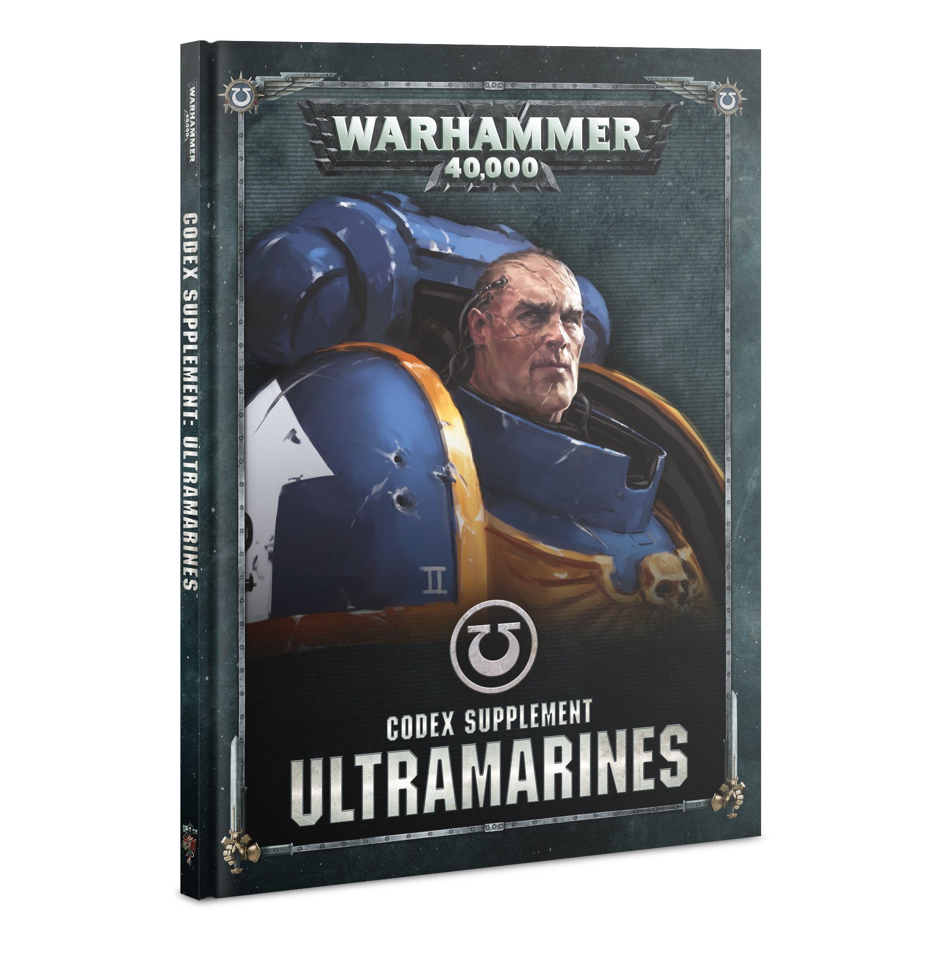 Warhammer 40K Ultramarines Patch 3 3/4 inches wide 