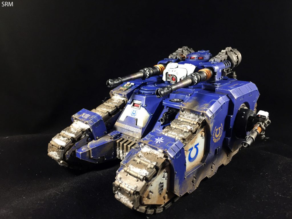 An Ultramarines Sicaran