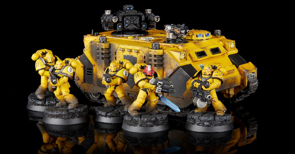 Imperial Fists Tactical Squad with Razorback Goonhammer