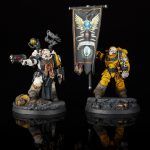 Imperial Fists Primaris Apothecary and Ancient