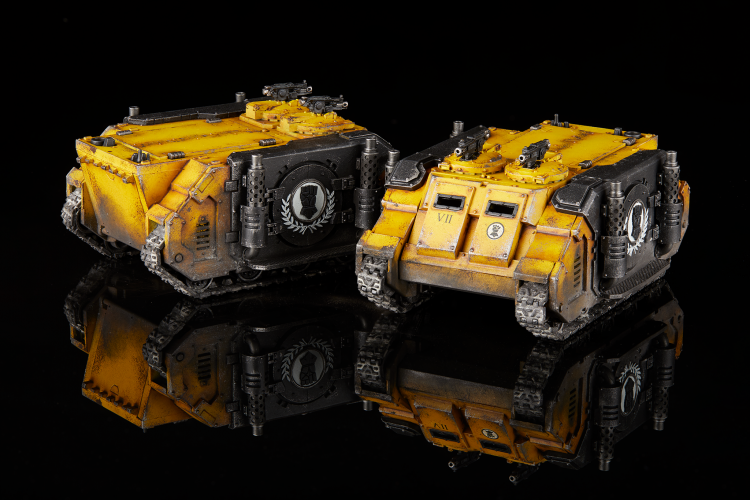 Imperial Fists Rhinos