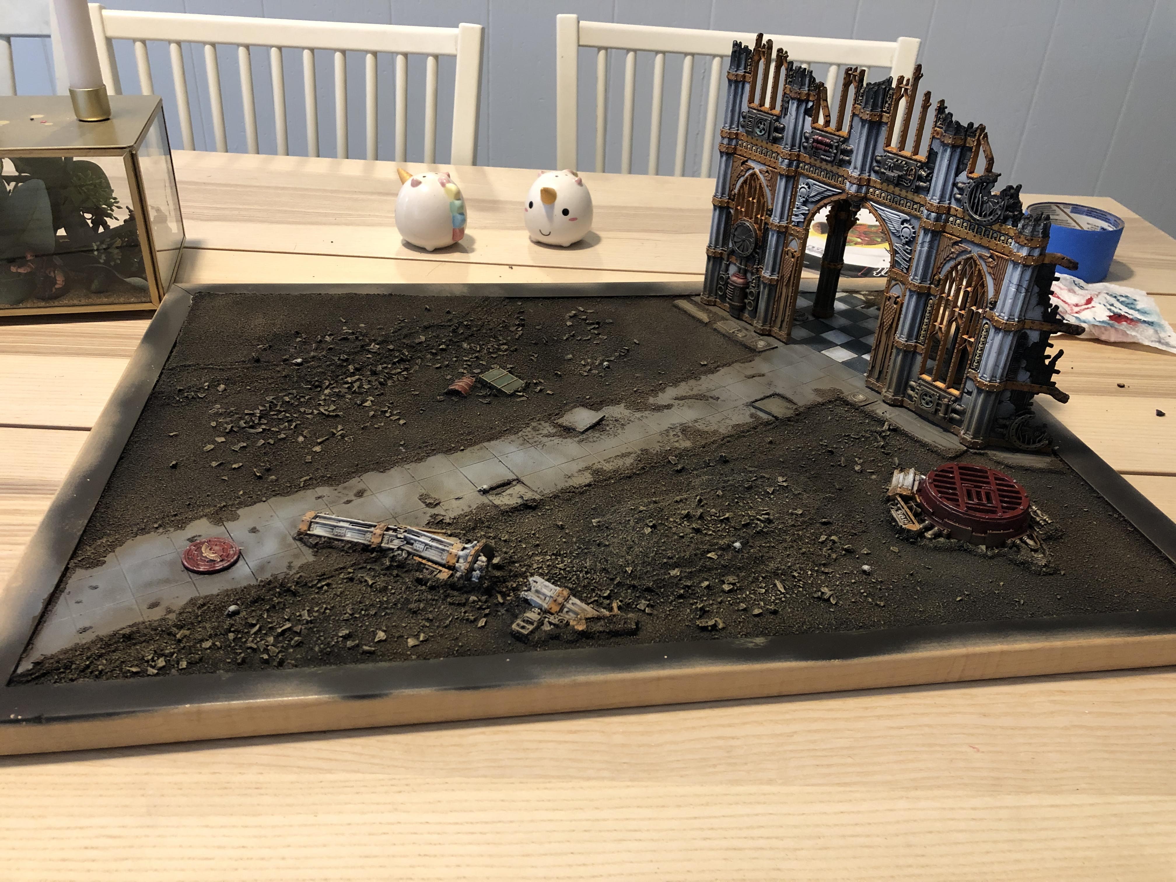 Some plasticard terrain that I am working on at the moment. :  r/InfinityTheGame