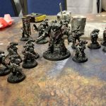 The Raven Guard take up position.