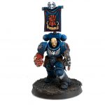 Crimson Fists Primaris Lieutenant with Power Fist