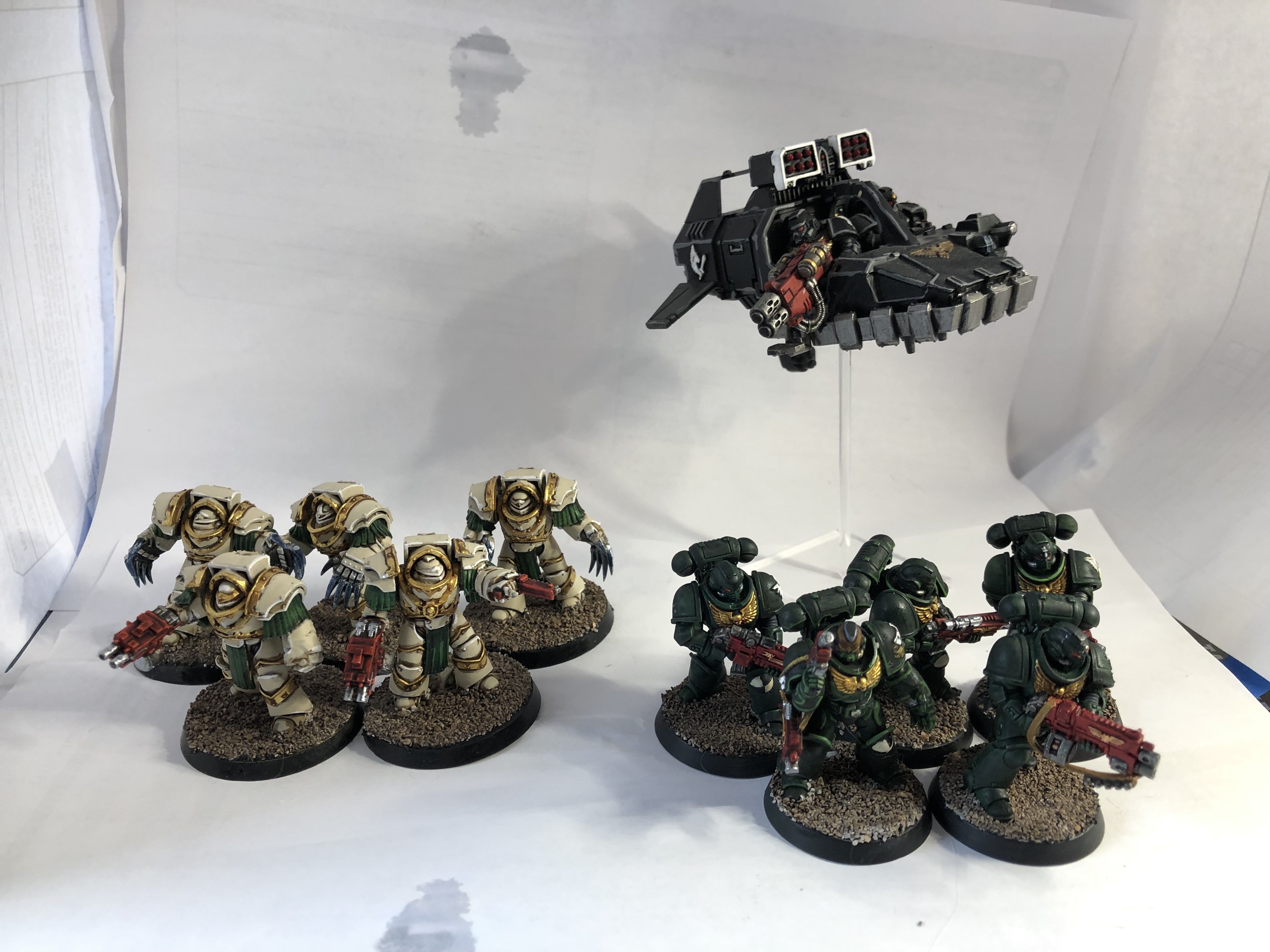 Warhammer 40K 40,000 MASSIVE Space Dark Angels Army Many Units to Choose From 