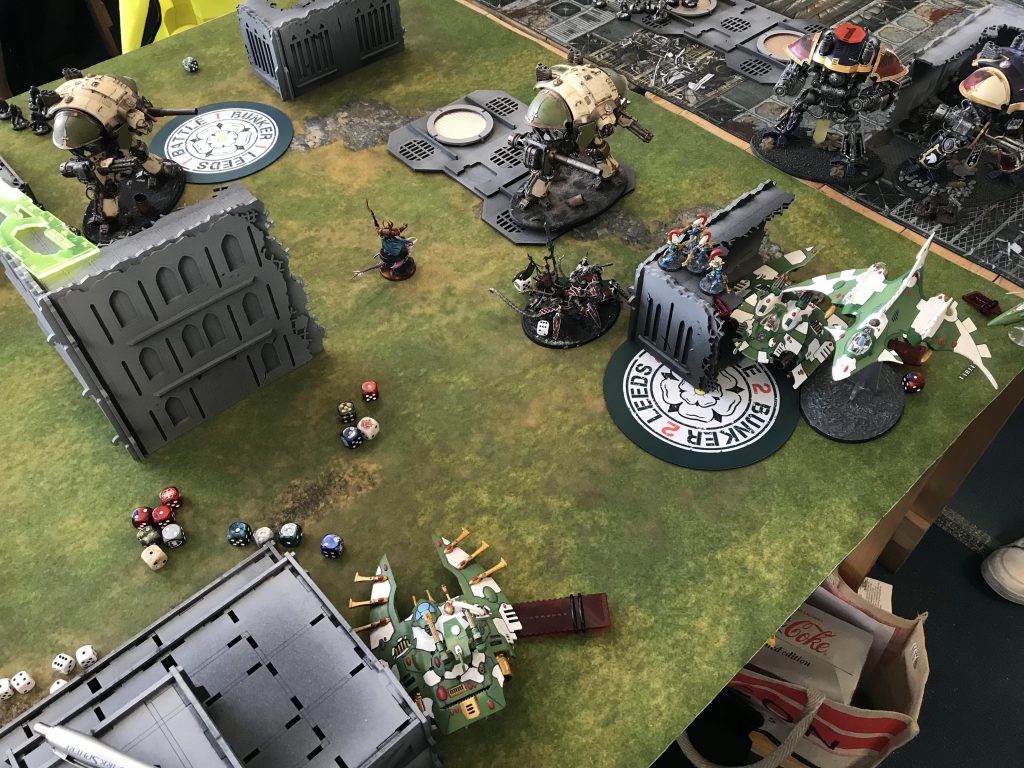 Knights crush the aeldari