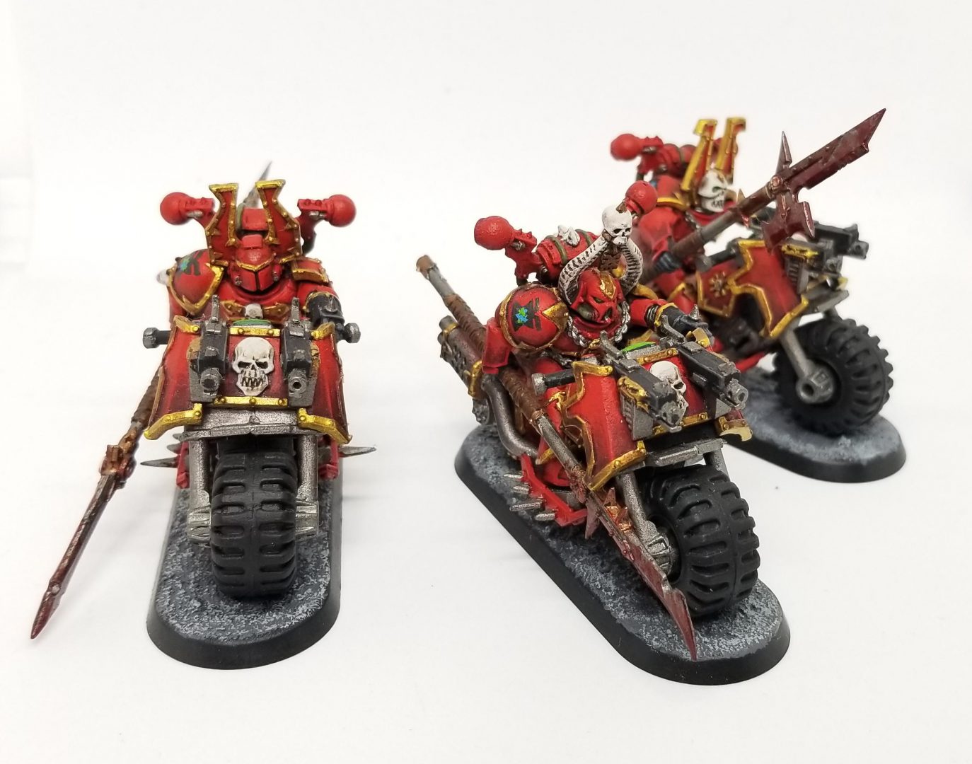 Chaos Space Marines Motociclisti - Warhammer 40K, Miniature Nuove Non Assemblate