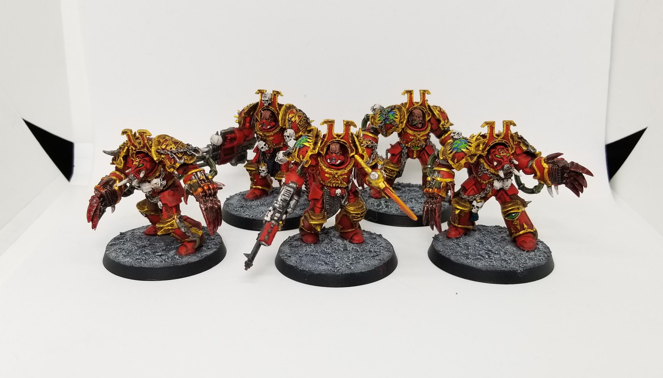 Chaos Space Marine Attack Squad FLAMER 40K