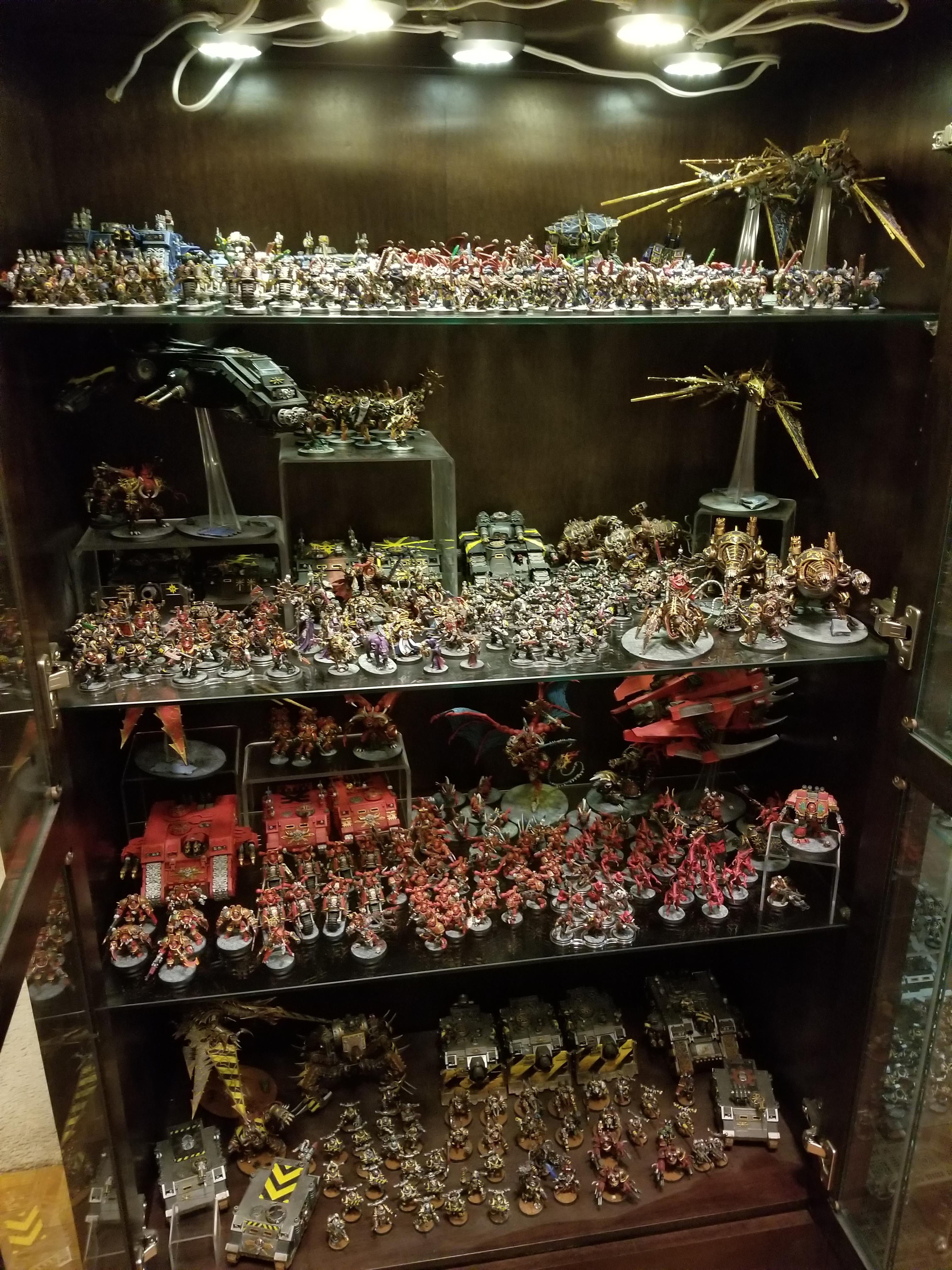 Display or Organisation USED Warhammer Empty Boxes 