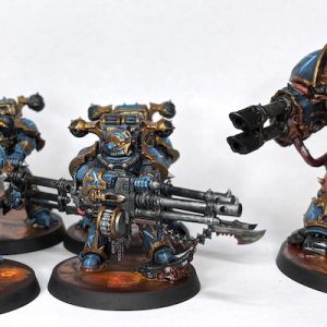 Night Lords’ Helbrute and Havocs