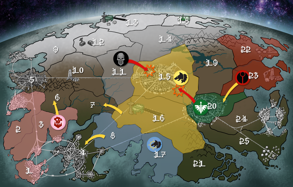 Warhammer 40k Campaign Map The Narrative Forge: Campaigns, Part 7 – Map Campaigns | Goonhammer