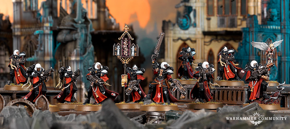 adepta sororitas color schemes - Google Search