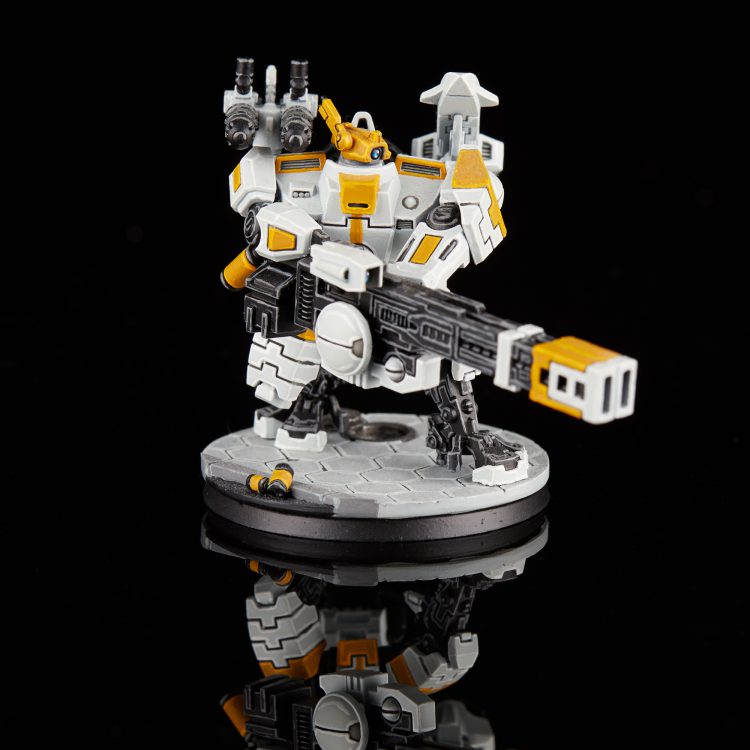 Tau Broadside Battlesuit with Railgun