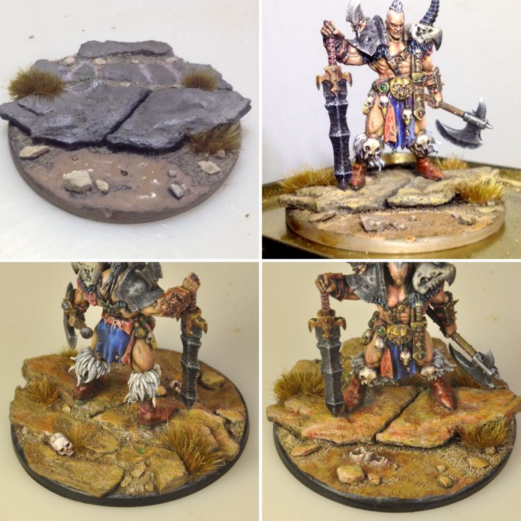 Basing - How to make a seabed, beach, coral or sand base for miniatures 