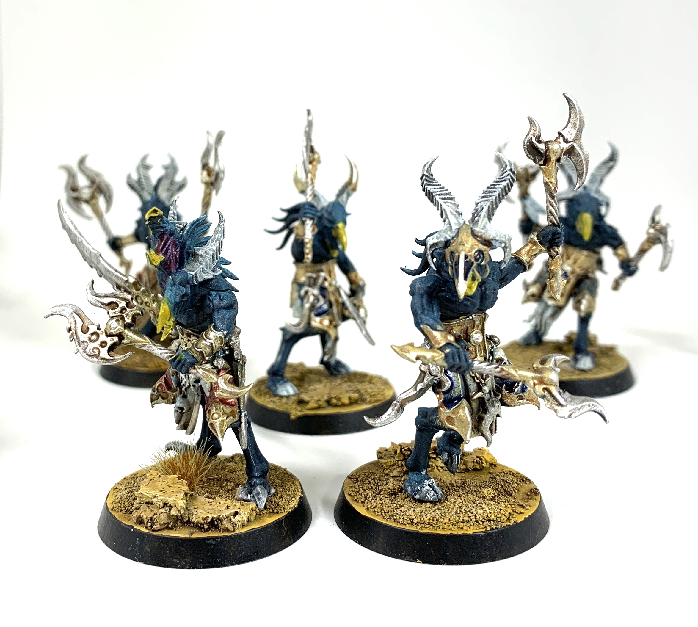 age of sigmar  ** COMMISSION **  painting Tzaangors 10men unit 