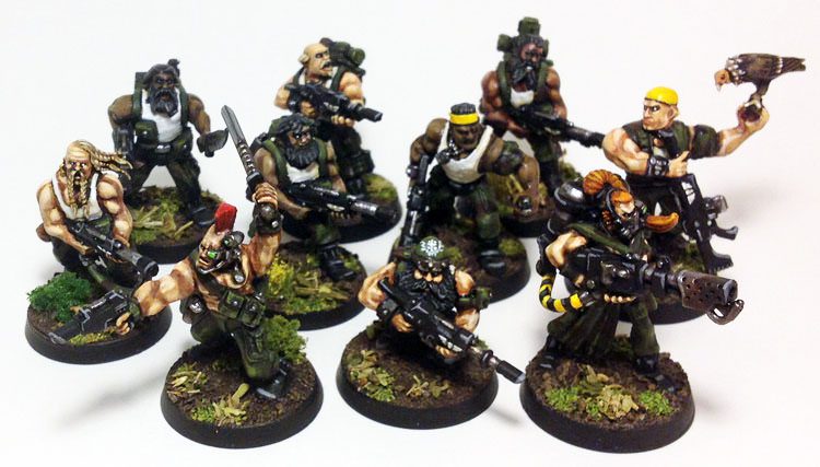 Cadian Command Squad painted Astra Militarum Imperial Guard Warhammer 40k  Elite