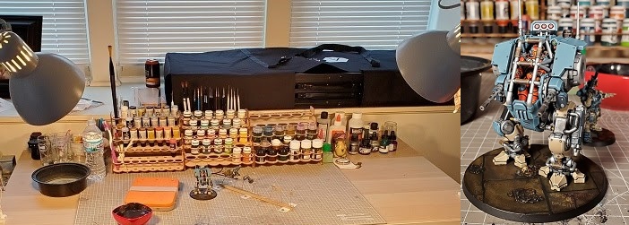 Miniature painting station - how should look setup for miniature painting?