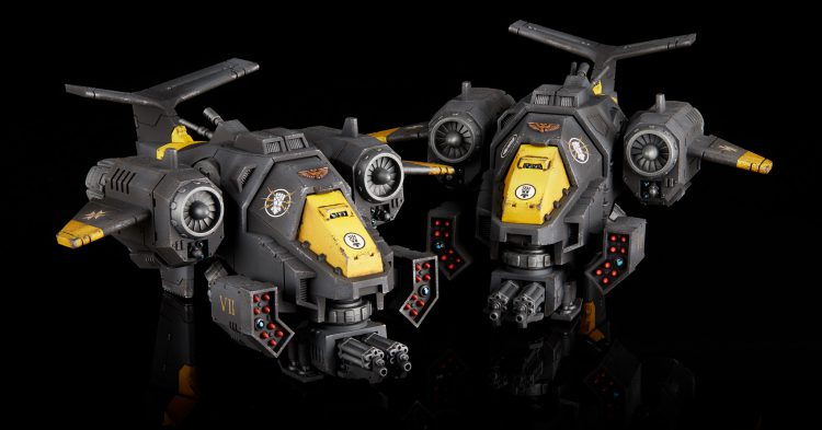 Imperial Fist Stormtalon Gunships