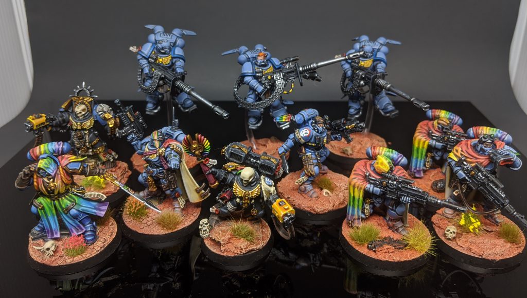 Phobos Captain, Librarian, and Lieutenant, Terminator Chaplain, Jump Chaplain, Eliminators, and Suppressors by Craig "MasterSlowPoke" Sniffen