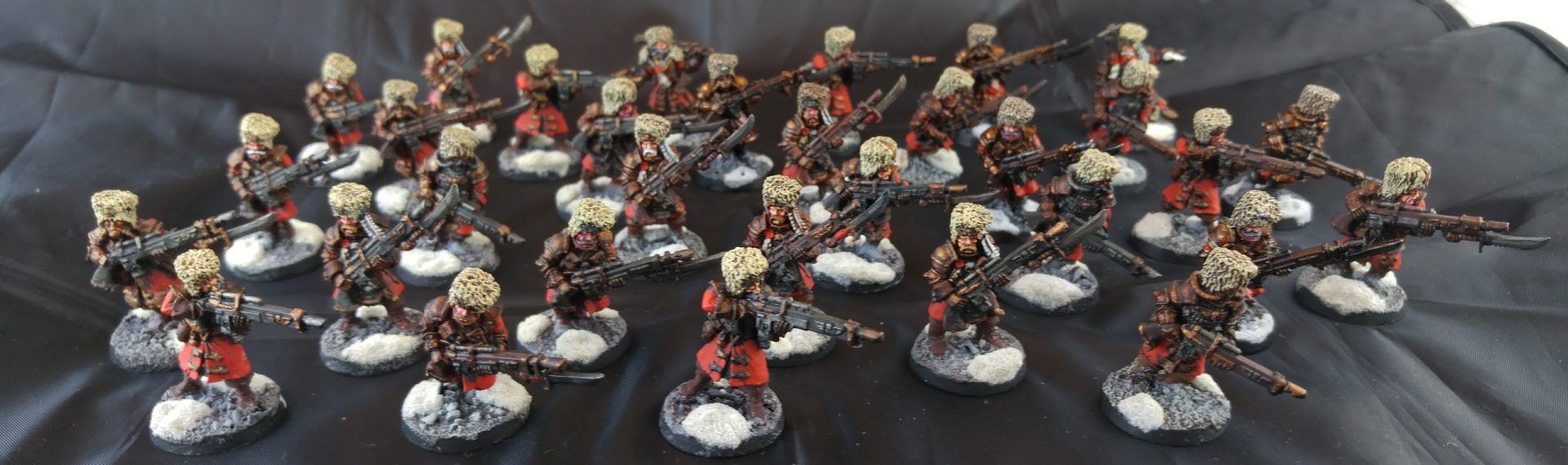 Cadian Command Squad painted Astra Militarum Imperial Guard Warhammer 40k  Elite