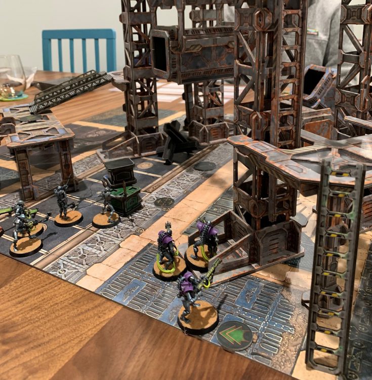 Necrons in an Industrial Sector