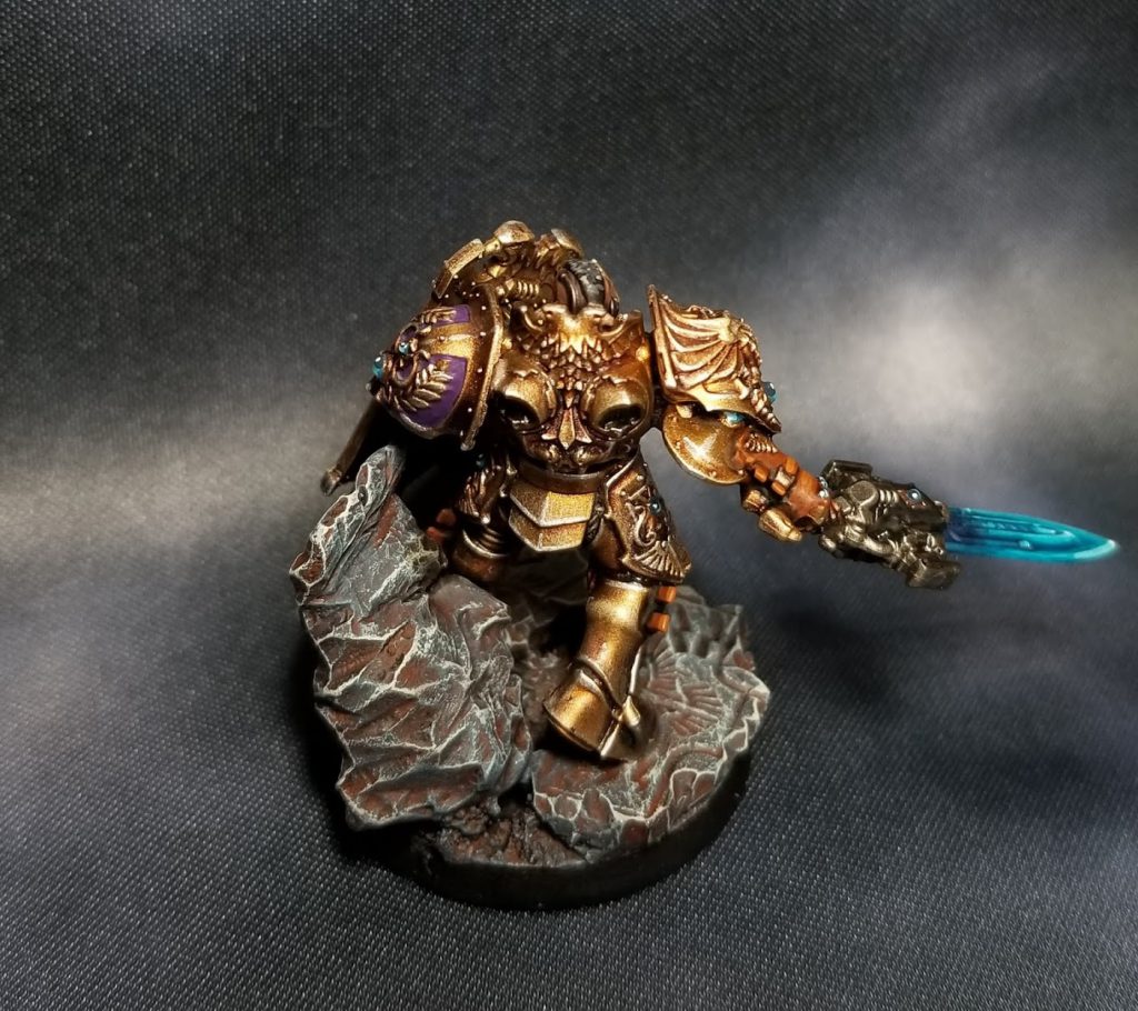 A Custodes Jetbike Captain