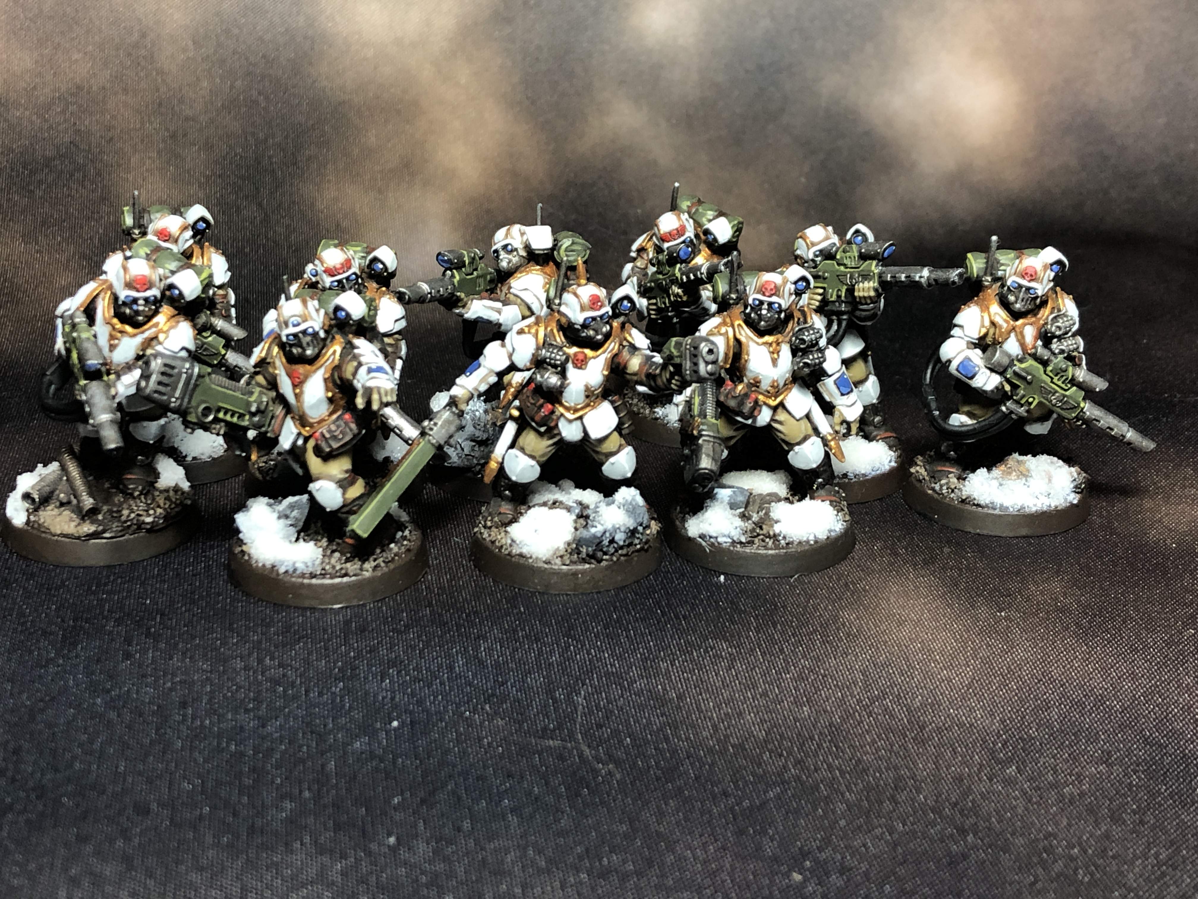 WH40K Astra Militarum Cadia Painted Imperial Guard Kill Team