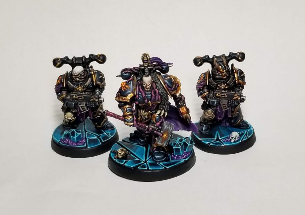 Black Legion Chaos Space Marines / Servants of the Abyss for Blackstone Fortress by Crab-stuffed Mushrooms