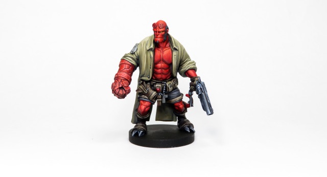 Hellboy Painted by Angel Giraldez Credit: Mantic Games