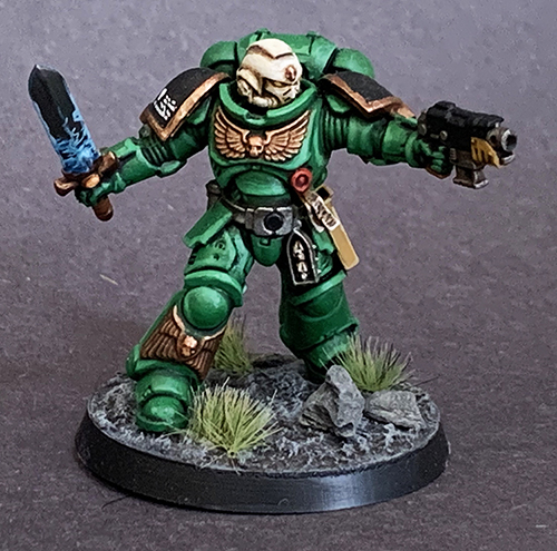 HOW TO PAINT Warhammer 40k Space Marines Salamanders Lieutenant