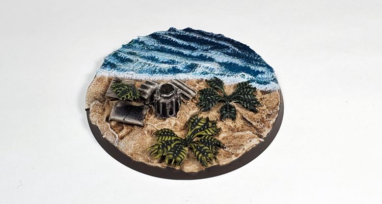 Basing - How to make a seabed, beach, coral or sand base for miniatures 