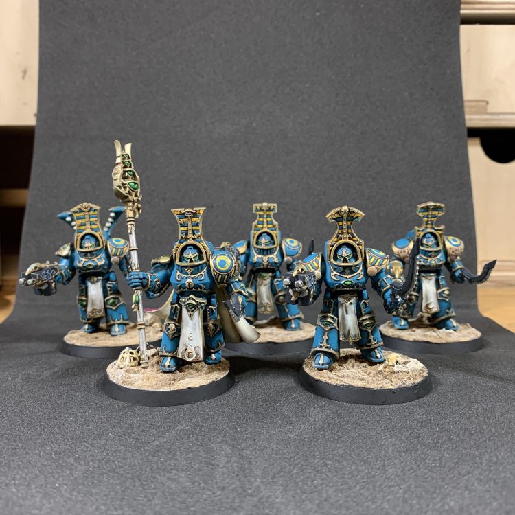 Thousand Sons Scarab Occult Terminators. Credit: Mike Bettle-Shaffer