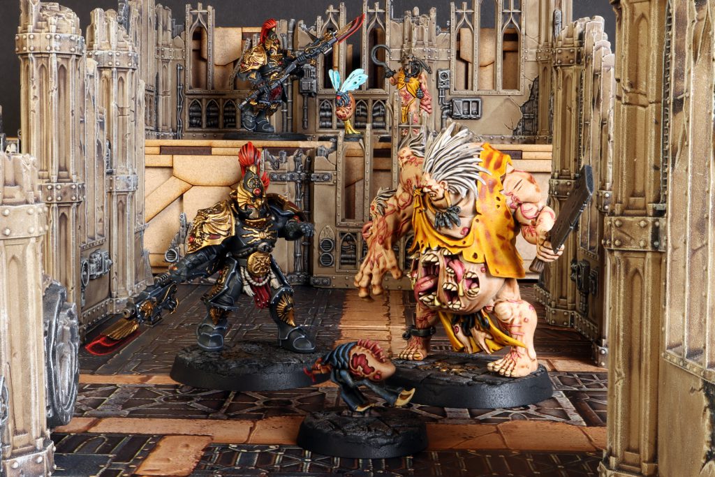 Custodes vs Gellerpox Infected