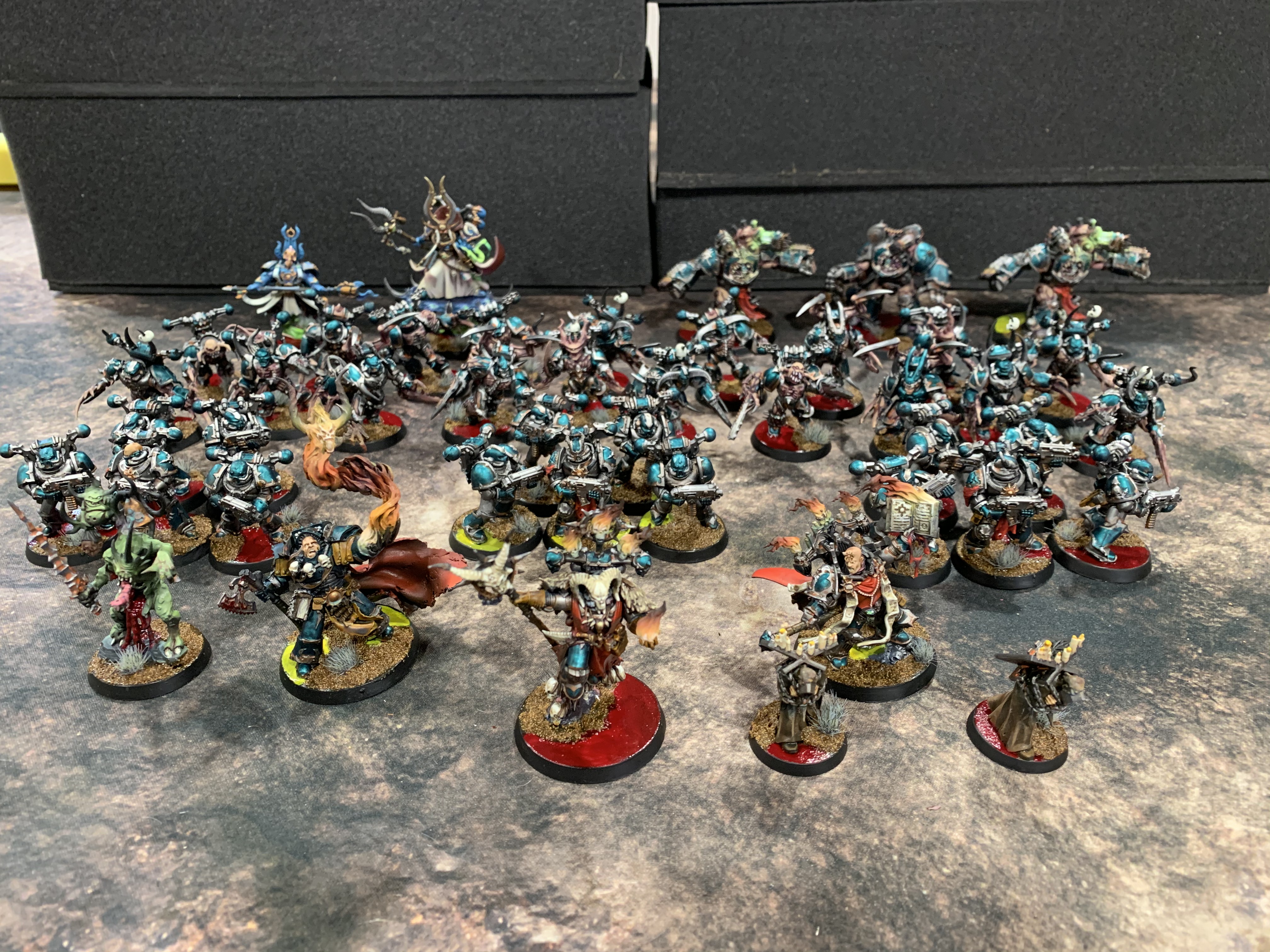Thousand Sons Supreme Command Detachment Commission Painted Warhammer 40K