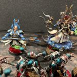 Ahriman and a Thousand Son Sorcerer