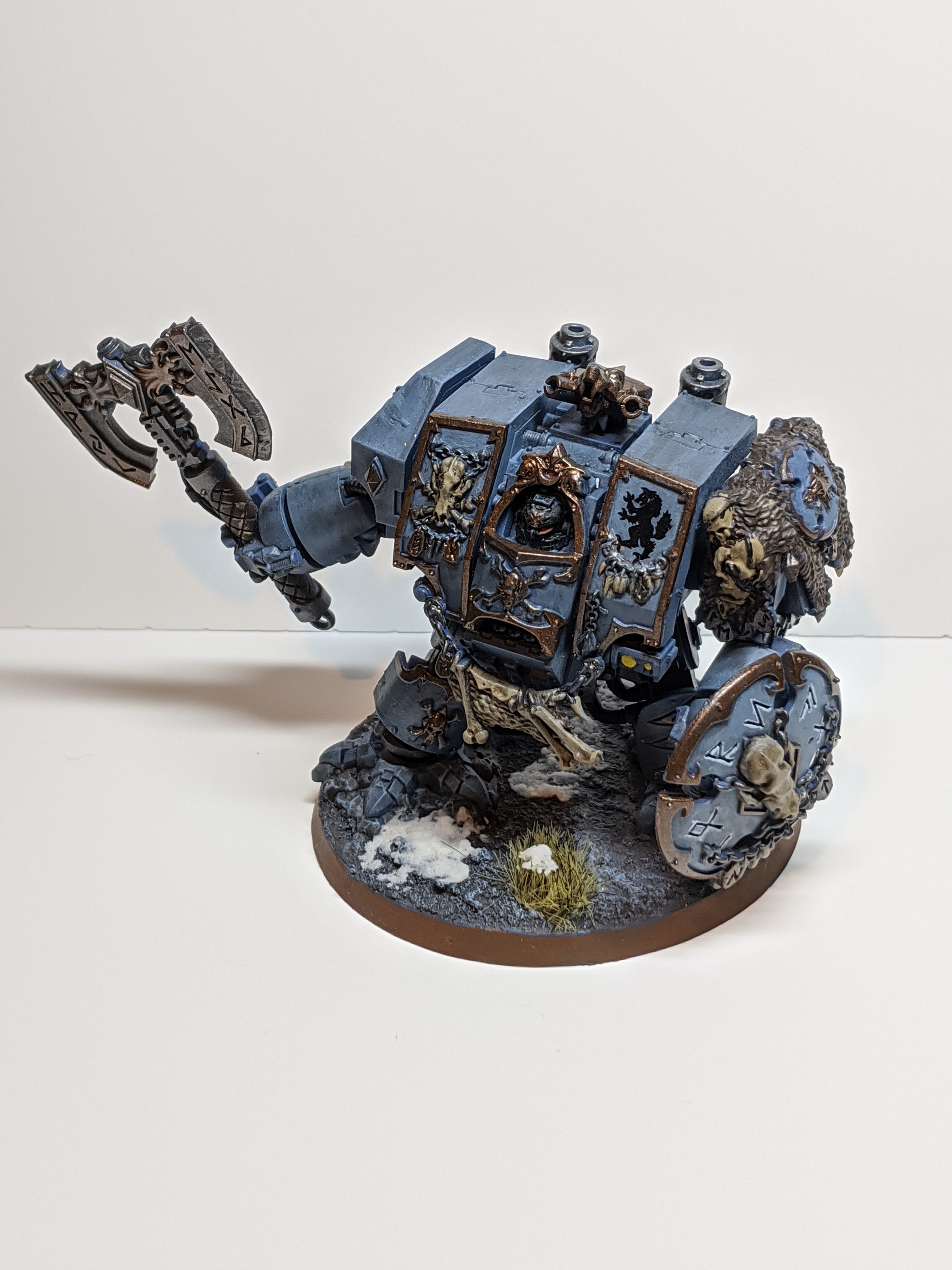 Space Wolves Power Armour Wolf Standard-Bits 40k