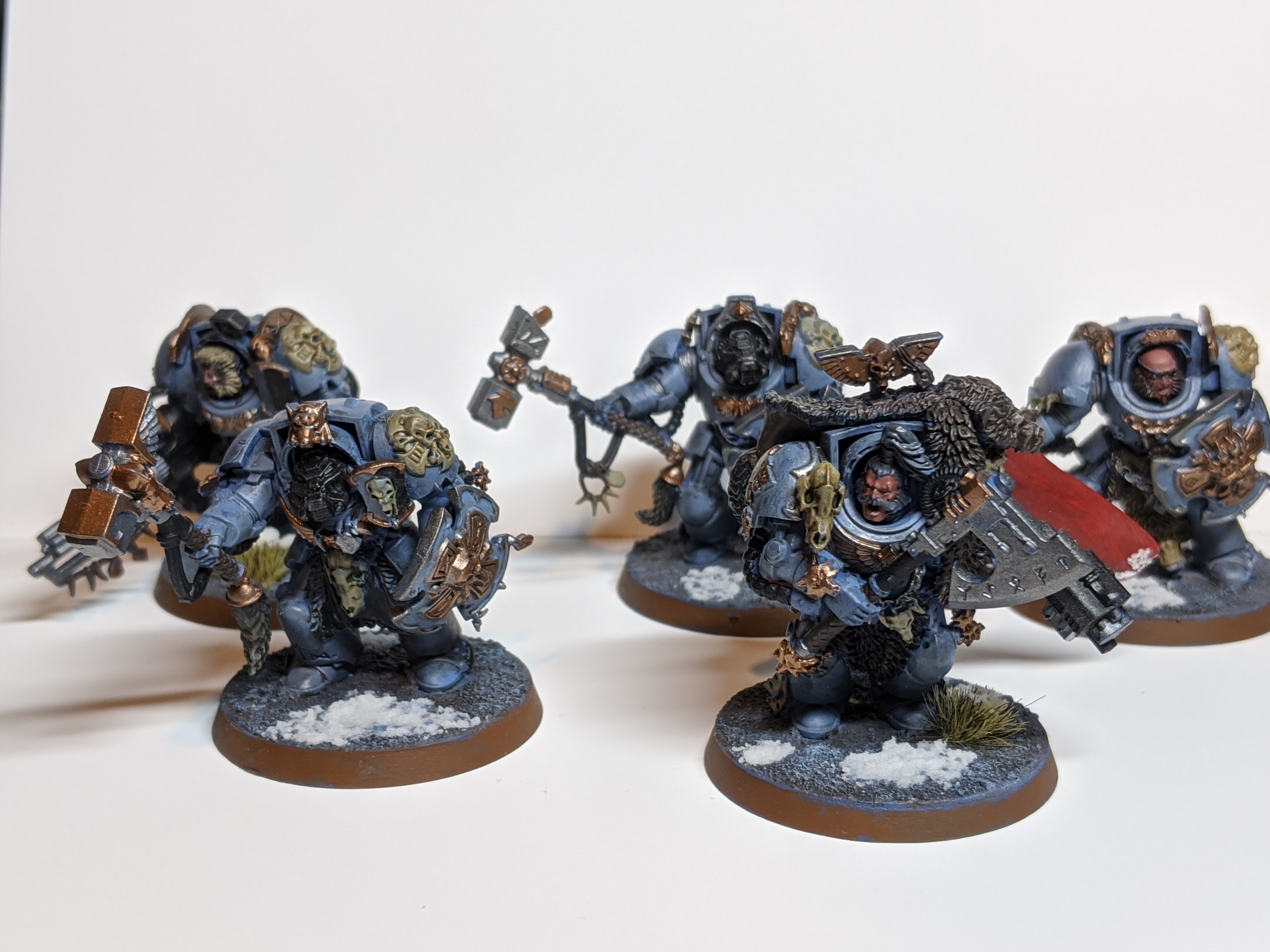 WARHAMMER 40K SPACE WOLVES MARINES Upgrade 2 handed blutoir X 16 T1 E 