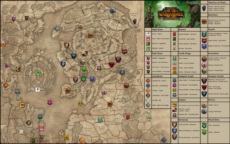 total war warhammer full map