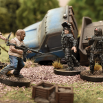 TWD – Call to Arms – Glenn and Michonne fight over crashed supply truck feature shot_WEB