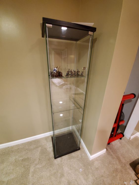 Wall Mounted Display Case Acrylic Display Cabinet Made in the UK