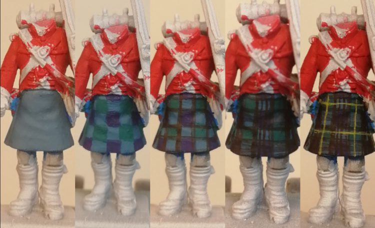 tartan step by step