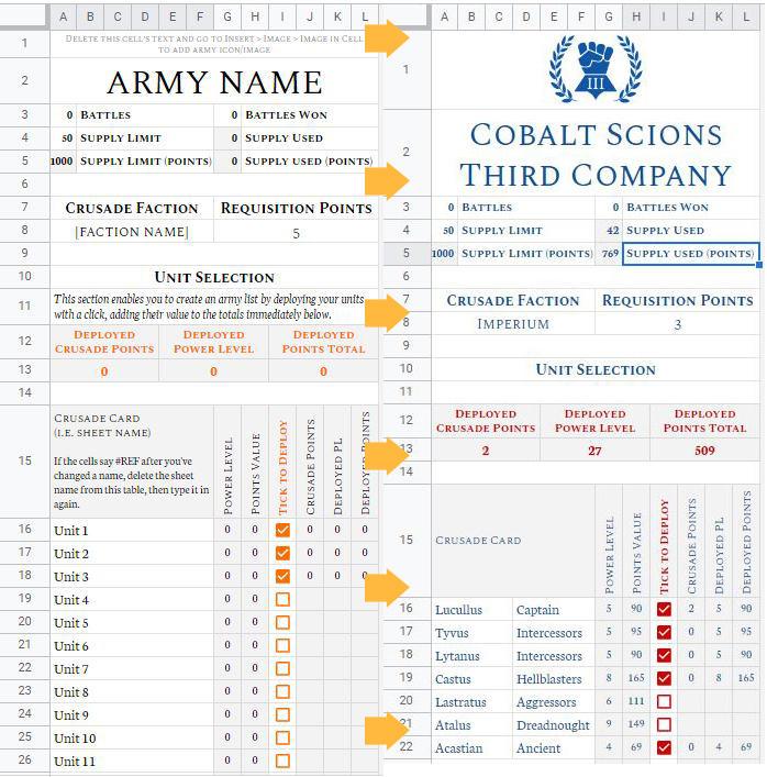 Automated 40k Crusade Roster Upgraded To V13 Laptrinhx News 8517