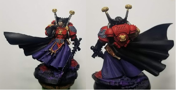 Christopher Andrew yeah no probs, mephiston red base, nuln oil wash then  mephiston red again over the armour plates leaving the recesses, then  highlight with ev…