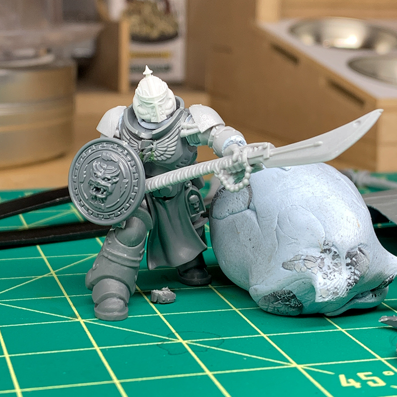 White Scars Chapter Champion WIP Credit: Alfredo Ramirez