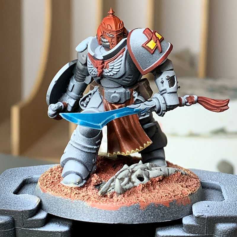 White Scars Chapter Champion WIP Credit: Alfredo Ramirez