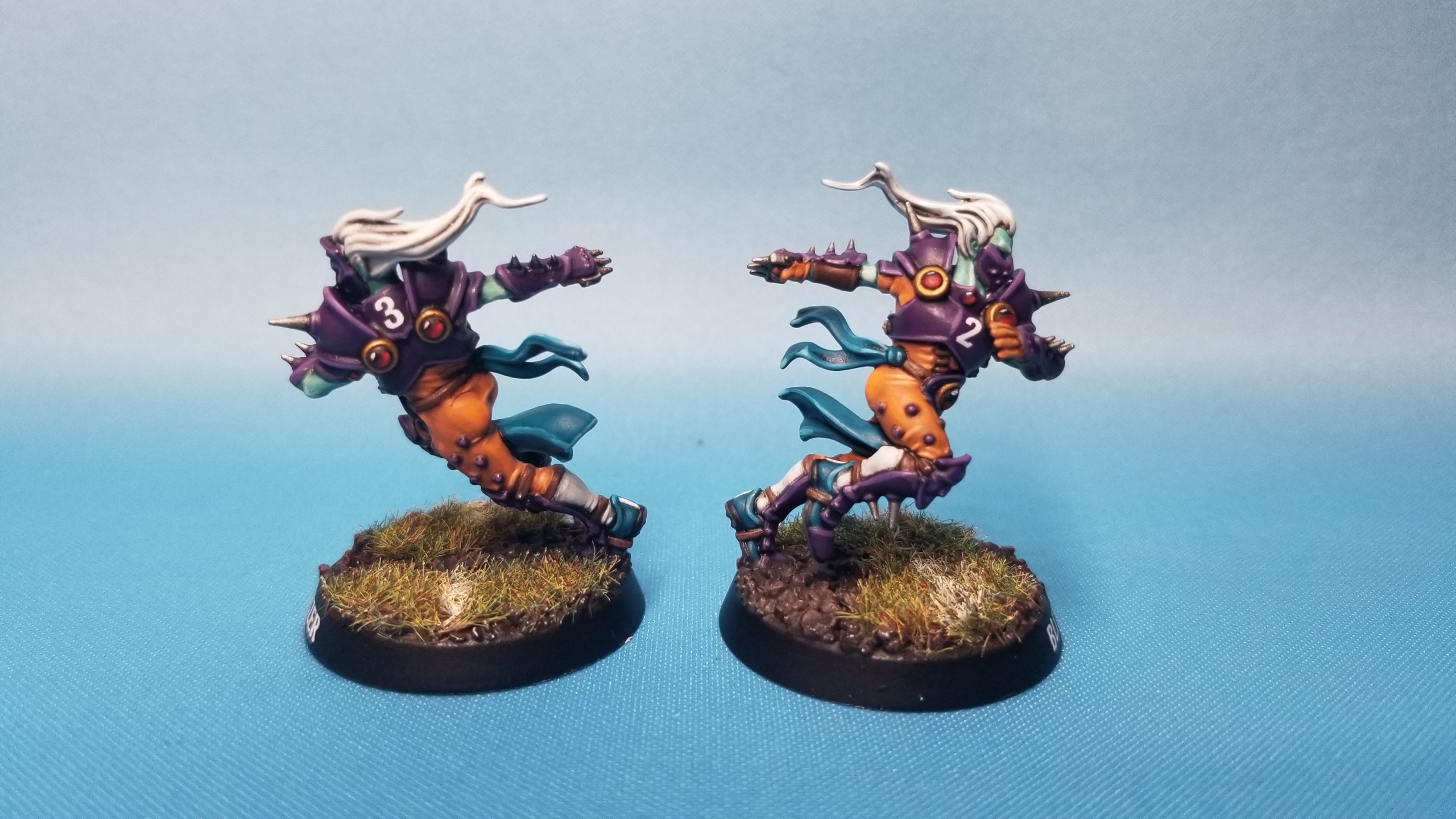 Orc Blitzers - Painted by ineptmule