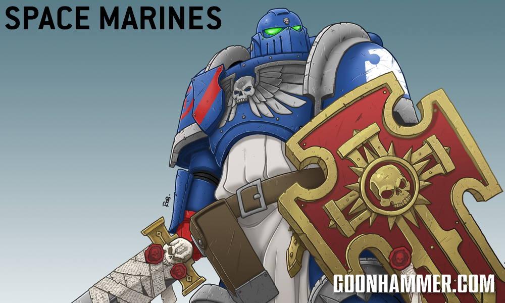 Warhammer 40k Space Marine Veteran Deathwatch Bits:Power Sword w/Purity Seal