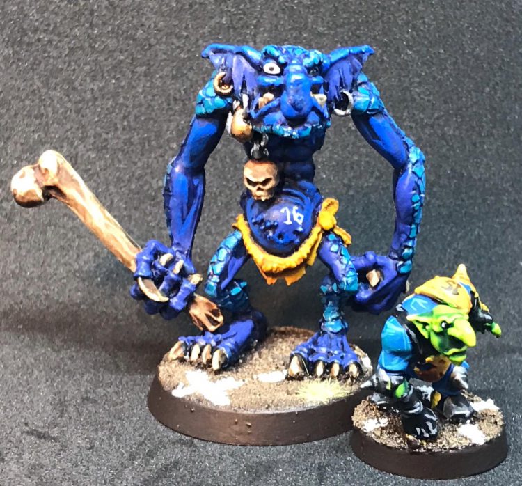 Troll Blocker and Goblin - Painted by ineptmule