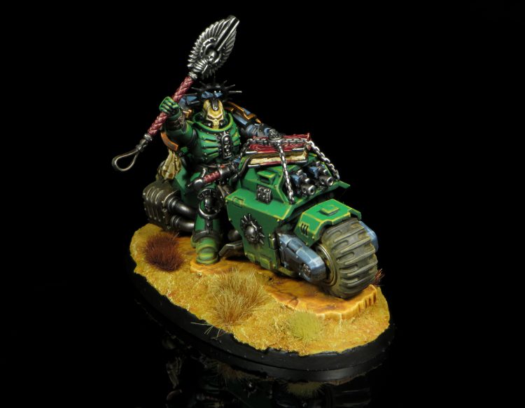 Salamanders Primaris Chaplain on Bike. Credit: Rockfish