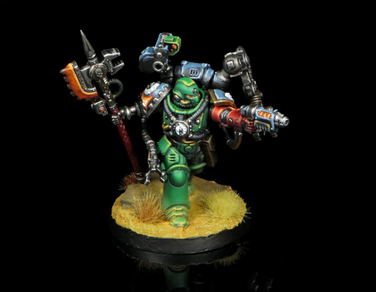 Salamanders Primaris Techmarine. Credit: Rockfish